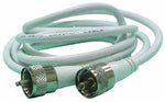 Digital 20ft RG8X W/ Mini UHF Female Connectors & PL259 Adap