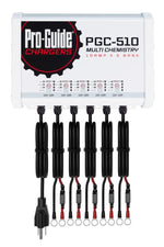 Pro Guide PGC-510 5-Bank 5x12V 10A Lead Acid/LiFePO4 On Board Charger, IP68
