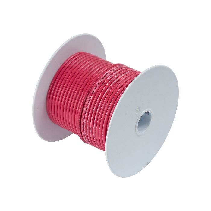 Ancor #10 Red 100ft Spool Tinned Copper