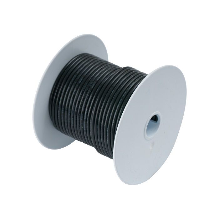 Ancor #8 Black 100ft Spool Tinned Copper