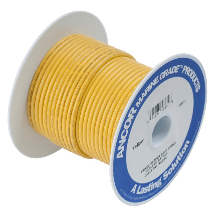 Ancor #4 Yellow 100ft Spool Tinned Cooper