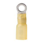 Ancor 12-10 #10 Ring Terminal Heat Shrink Yellow 25 Pack