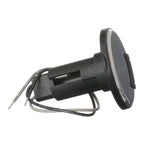 Attwood 910R Series Round Base 2-Pin Over Mold 306 Stainless Steel Black Cover