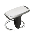 Attwood 910V Series Rectangle Base 2-Pin Over Mold 306 Stainless Steel Black Cover