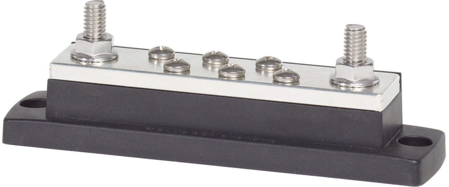 Blue Sea MaxiBus 250A BusBar Two 5/16in-18 Studs and Six #10-24 Screws