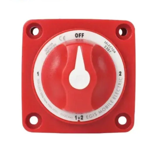 Egis Mobile Electronics EGIS 2307 m-Series 300A Battery Selector Switch Off/1/Both/2