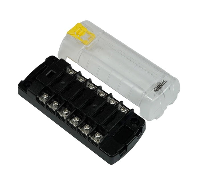 EGIS RT Fuse Block 6 6 Independant Circuits with Cover