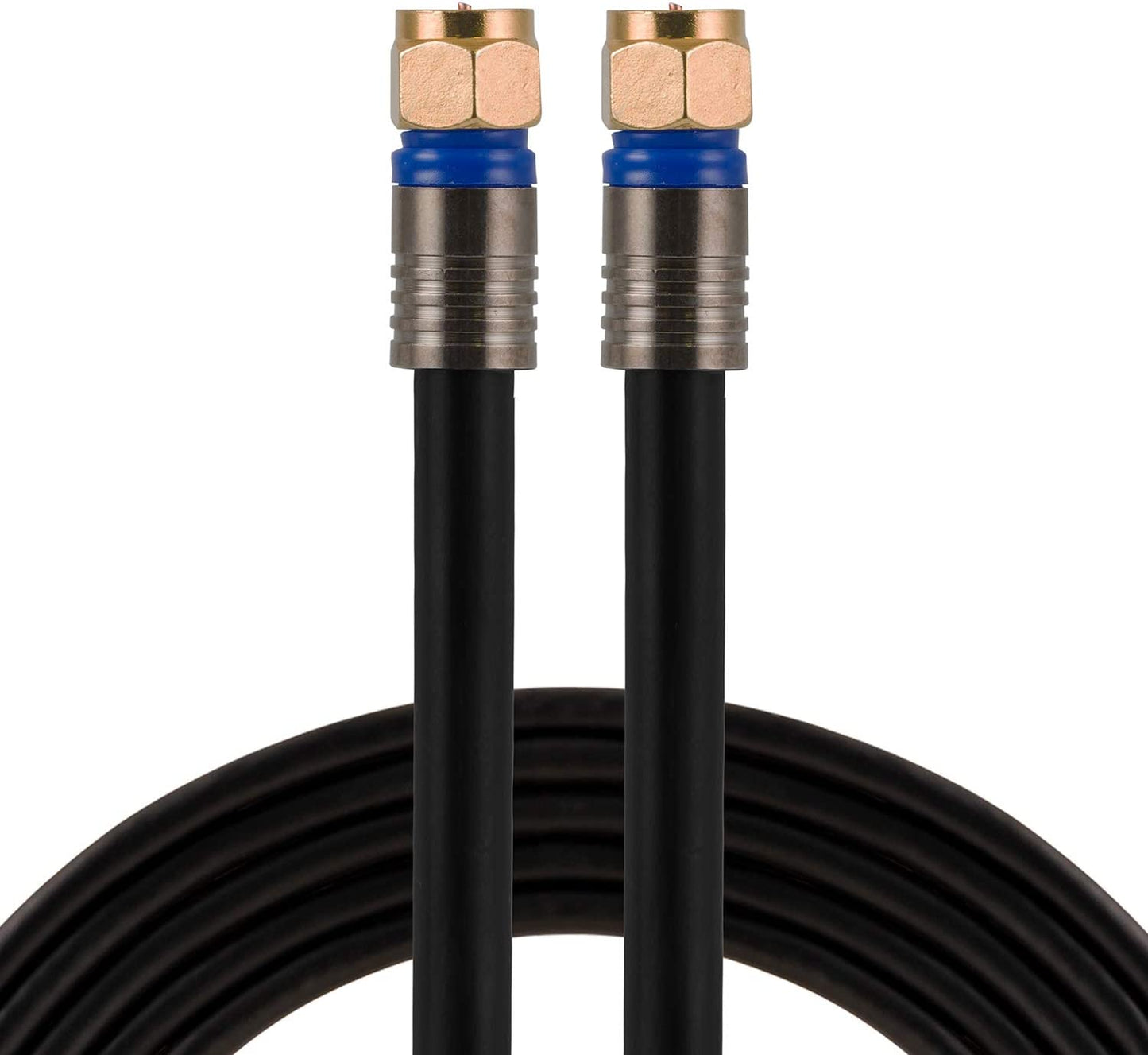 RG6 Coaxial Cable 50ft With F-type Connectors