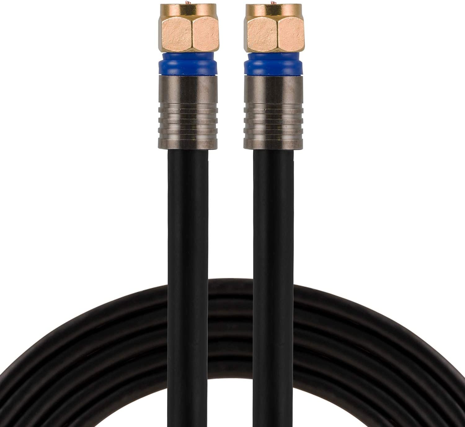 RG6 Coaxial Cable 50ft With F-type Connectors