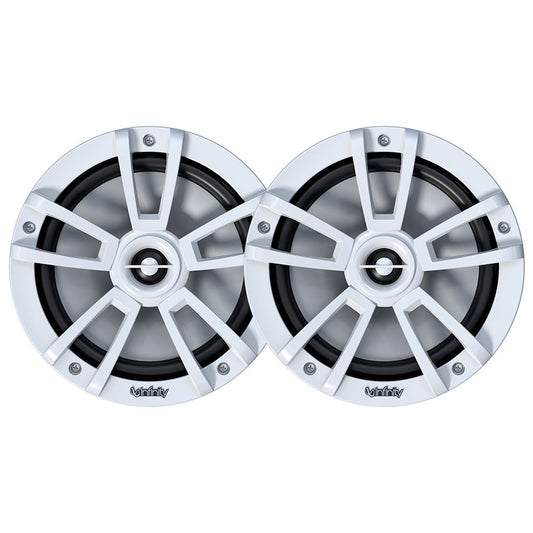 Infinity INF622MLW 6.5in RGB Coaxial White Speakers