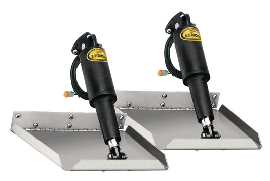 Lenco 12inx12in Edge Mount Trim Tab Kit 12v Requires Switch