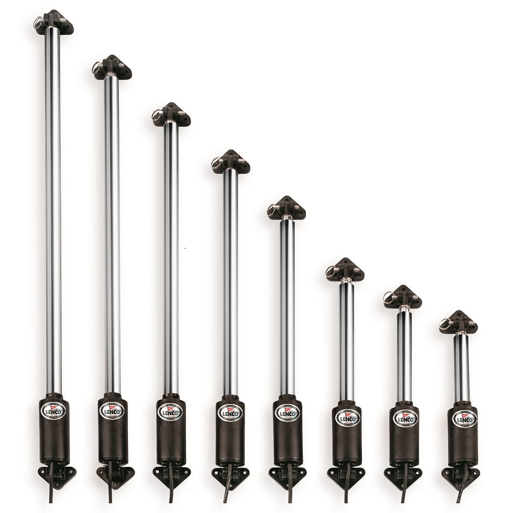Lenco HL-2000S 20in Hatch Lift Short 33in to 53in 12V