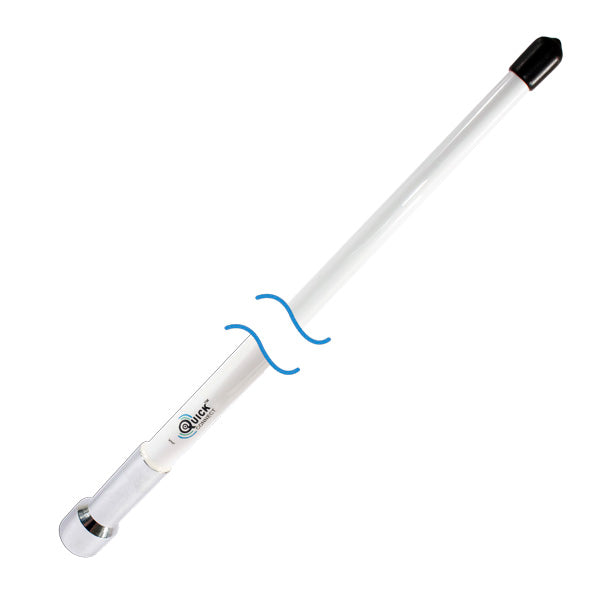 Shakespeare Quick Connect 4ft VHF Antenna Chrome Ferrule Packed in Tube
