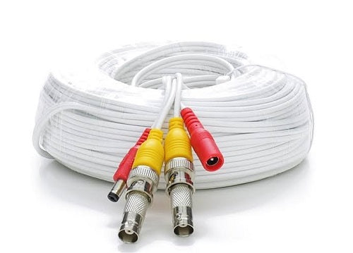 100ft RG59 Siamese Cable Bnc Males And Power Leads