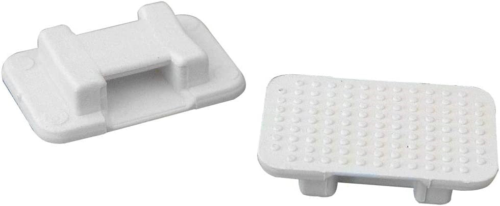 Weld Mount AT-5 Wire Tie Mount, Large White 500 Pack AT-5-500